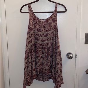 Free People Voile and Lace Trapeze Dress